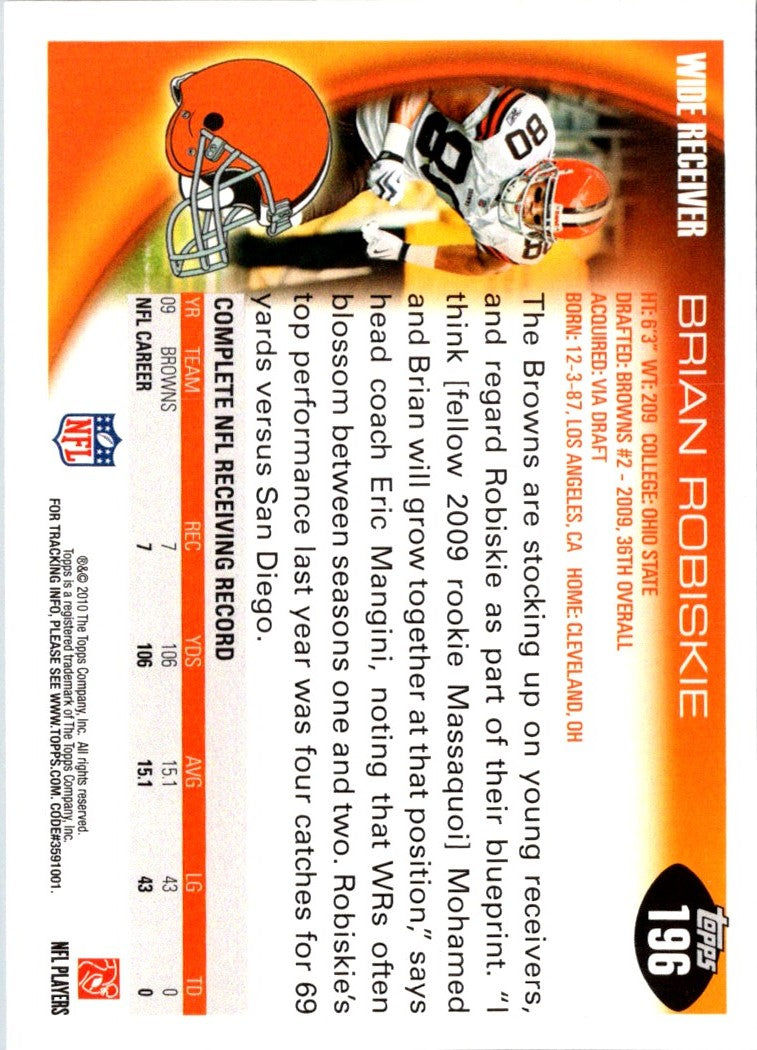 2010 Topps Brian Robiskie