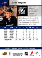 2009 Upper Deck Lukas Krajicek #340