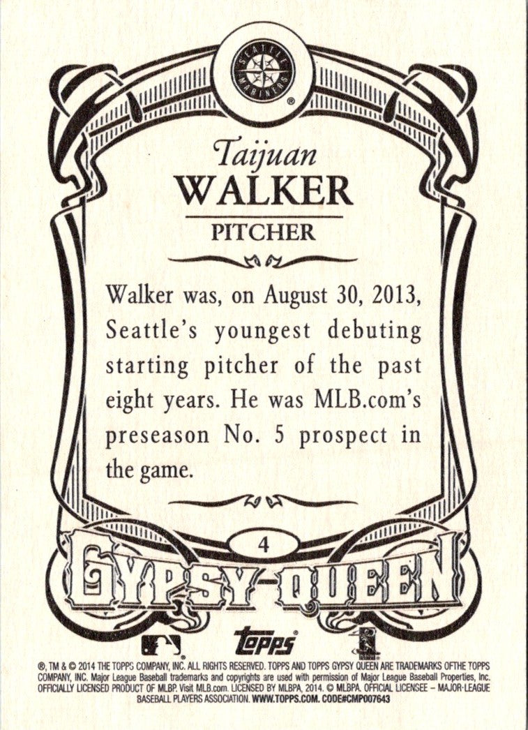 2014 Topps Gypsy Queen Taijuan Walker