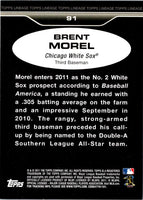 2011 Topps Lineage Brent Morel #91 Rookie