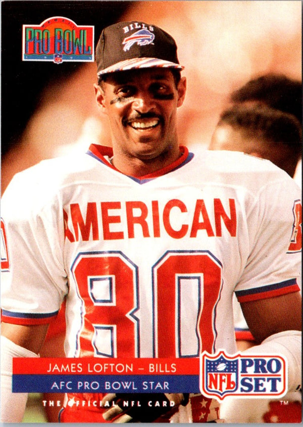 1992 Pro Set James Lofton #387