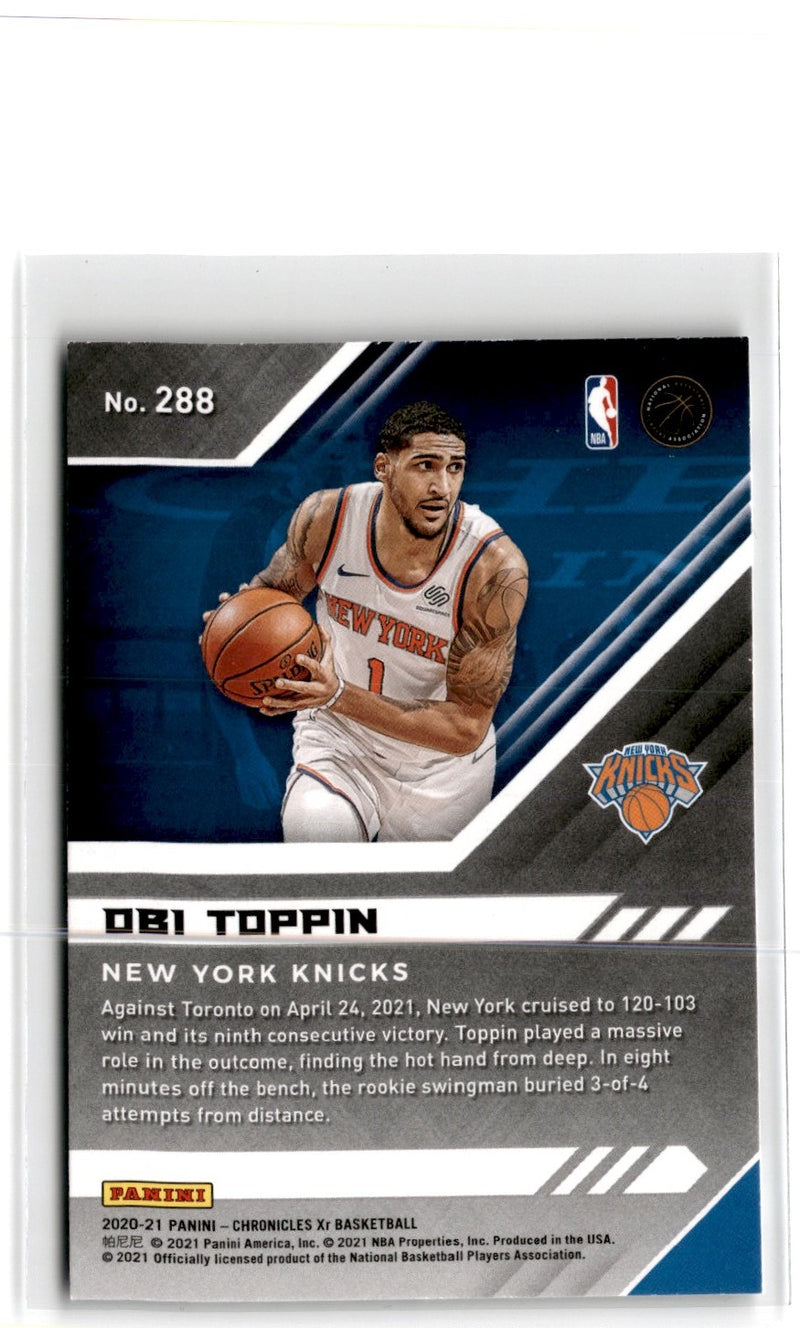 2020 Panini Chronicles Obi Toppin