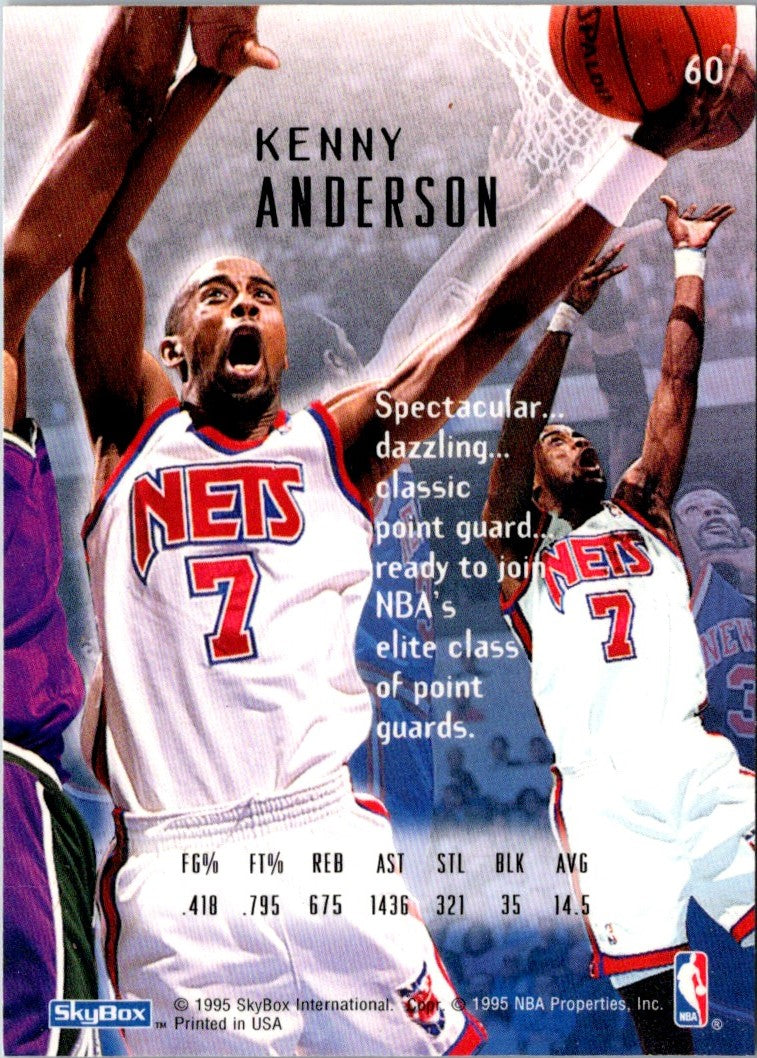 1994 SkyBox E-Motion Kenny Anderson