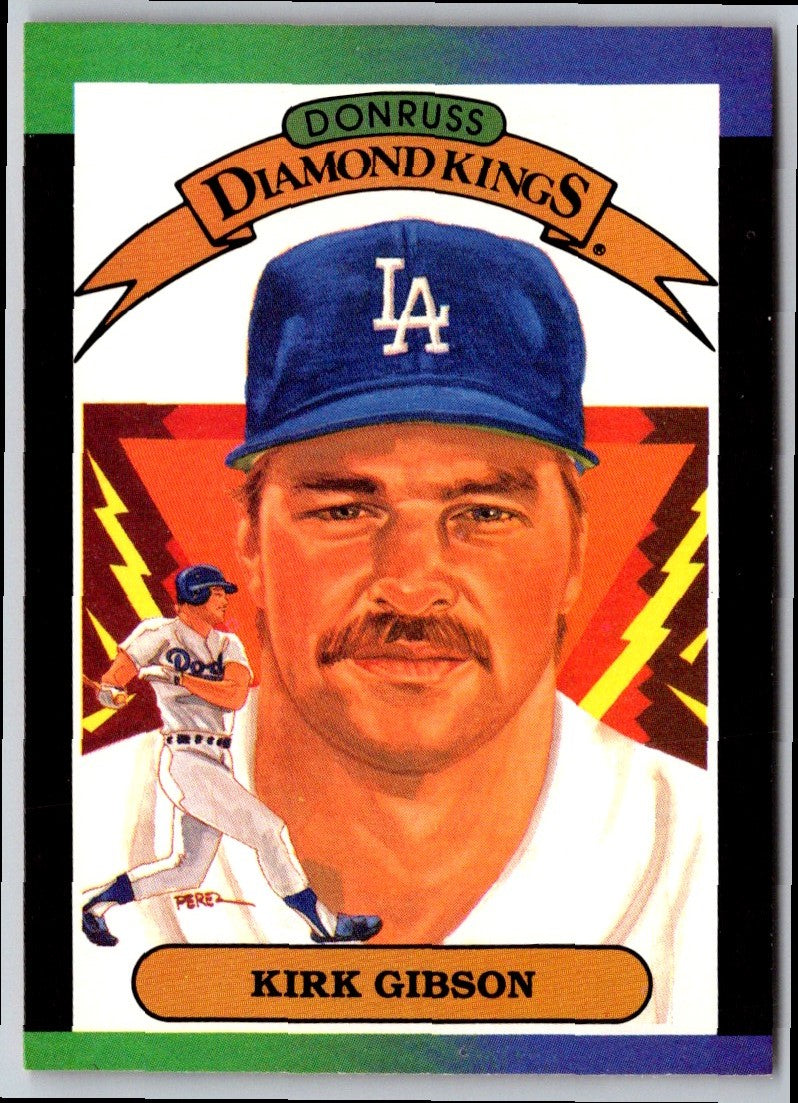 1989 Donruss Diamond  Kings Kirk Gibson