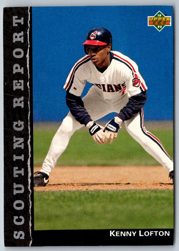 1992 Upper Deck Scouting Report Kenny Lofton #SR15