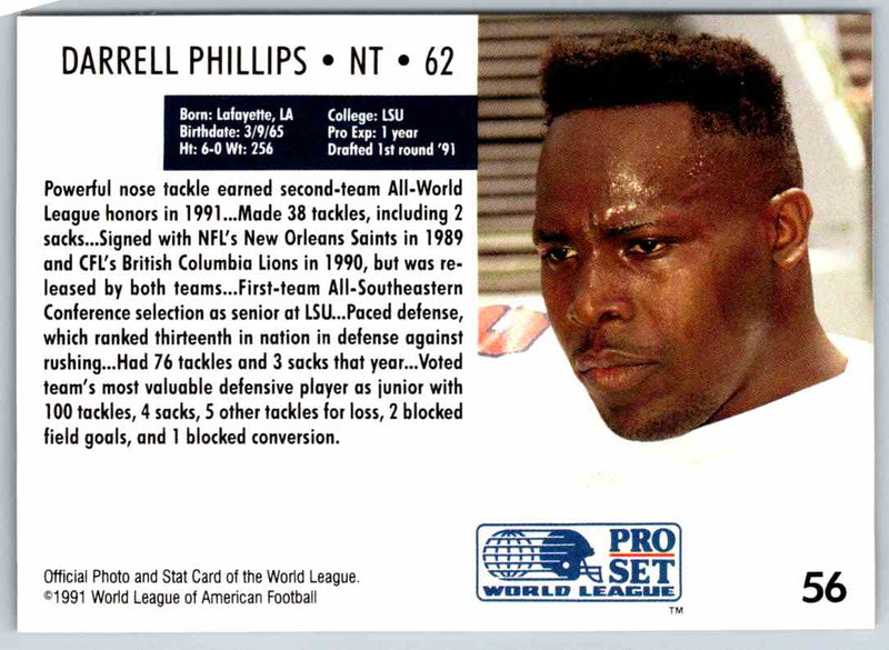 1991 Proset World League Darrell Phillips