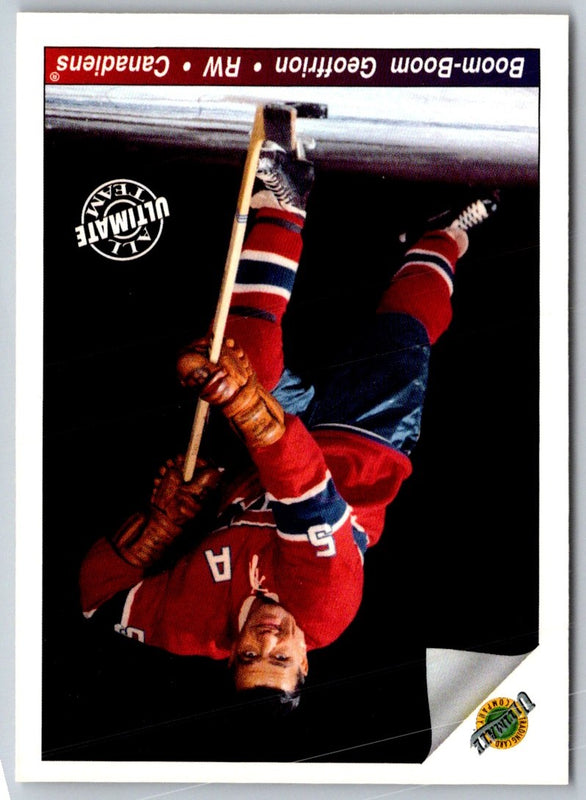 1991 Ultimate Original 6 Boom-Boom Geoffrion #83