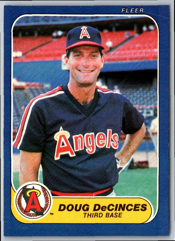 1986 Fleer Doug DeCinces #153