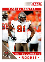 2011 Score Da'Quan Bowers #326 Rookie
