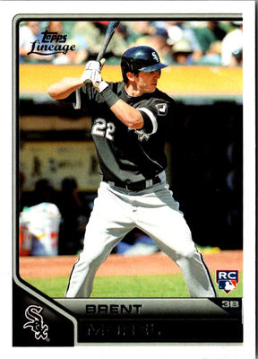2011 Topps Lineage Brent Morel #91 Rookie