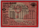 1983 Topps Chris Bahr