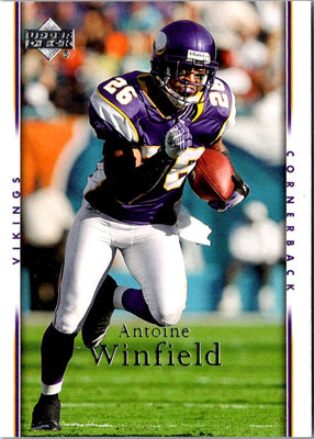 2007 Upper Deck Antoine Winfield #102