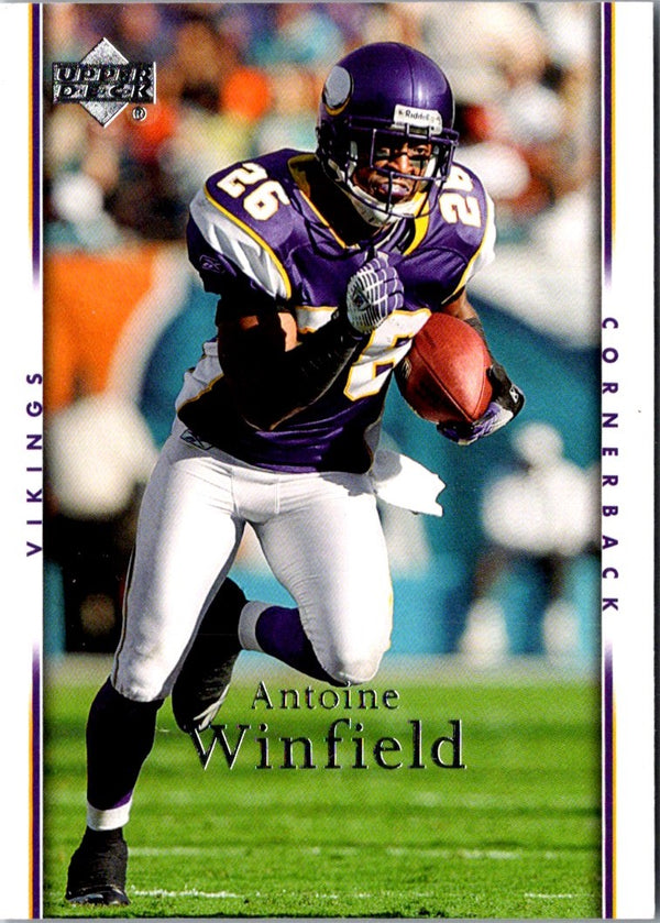 2007 Upper Deck Antoine Winfield #102