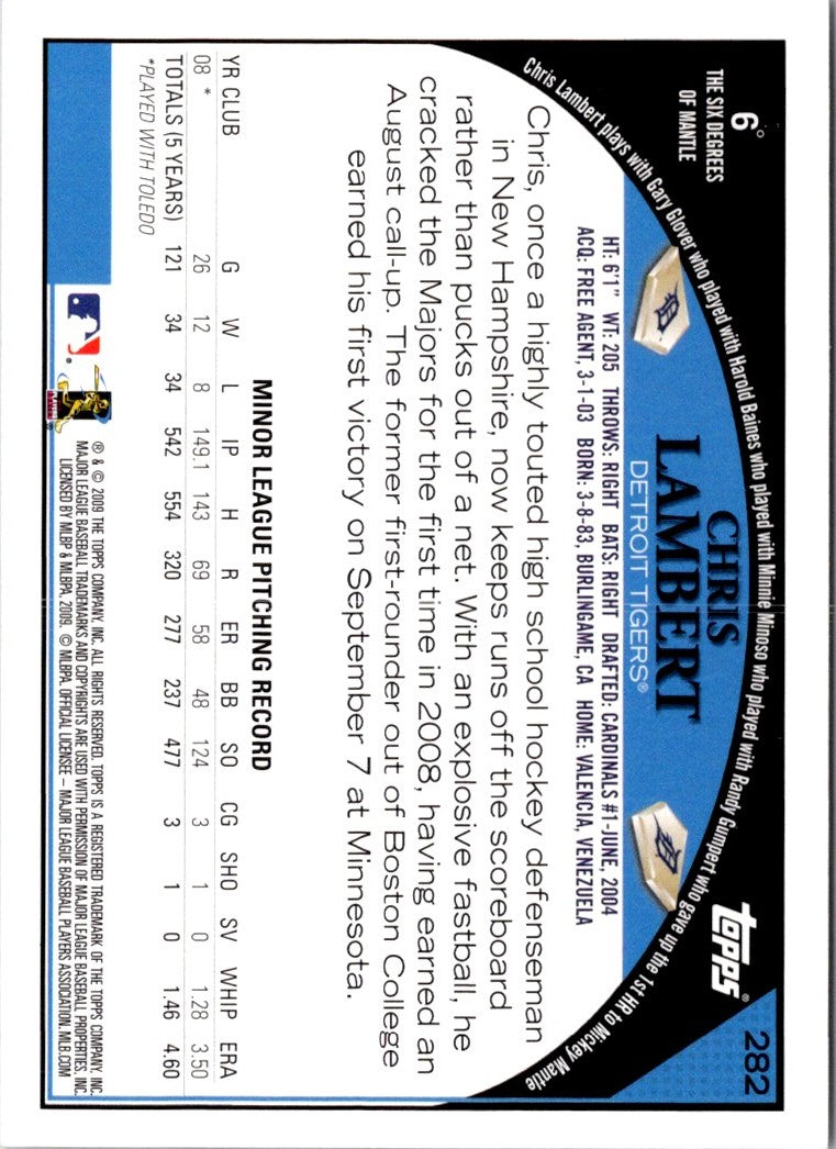 2009 Topps Chris Lambert