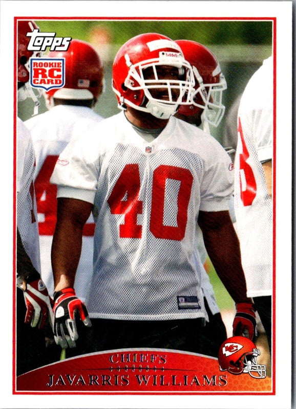 2009 Topps Javarris Williams #382 Rookie