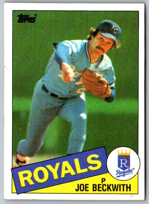 1985 Topps Joe Beckwith #77