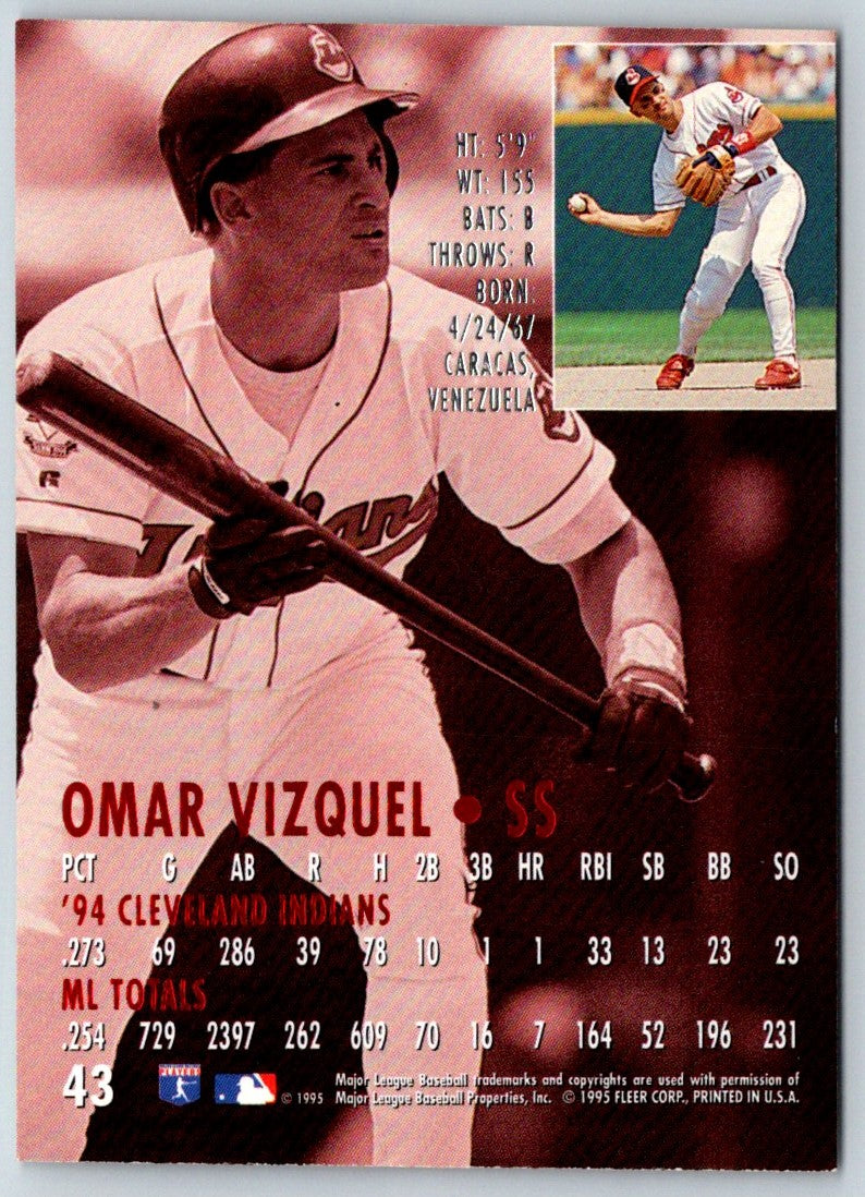 1995 Ultra Omar Vizquel