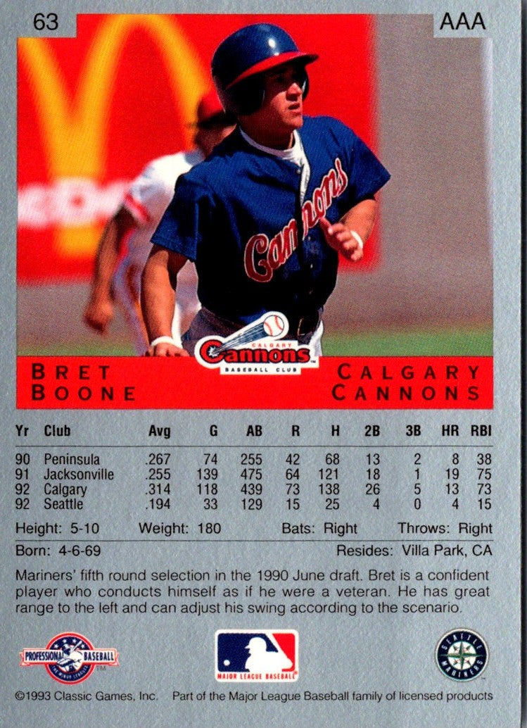1993 Classic Best Bret Boone