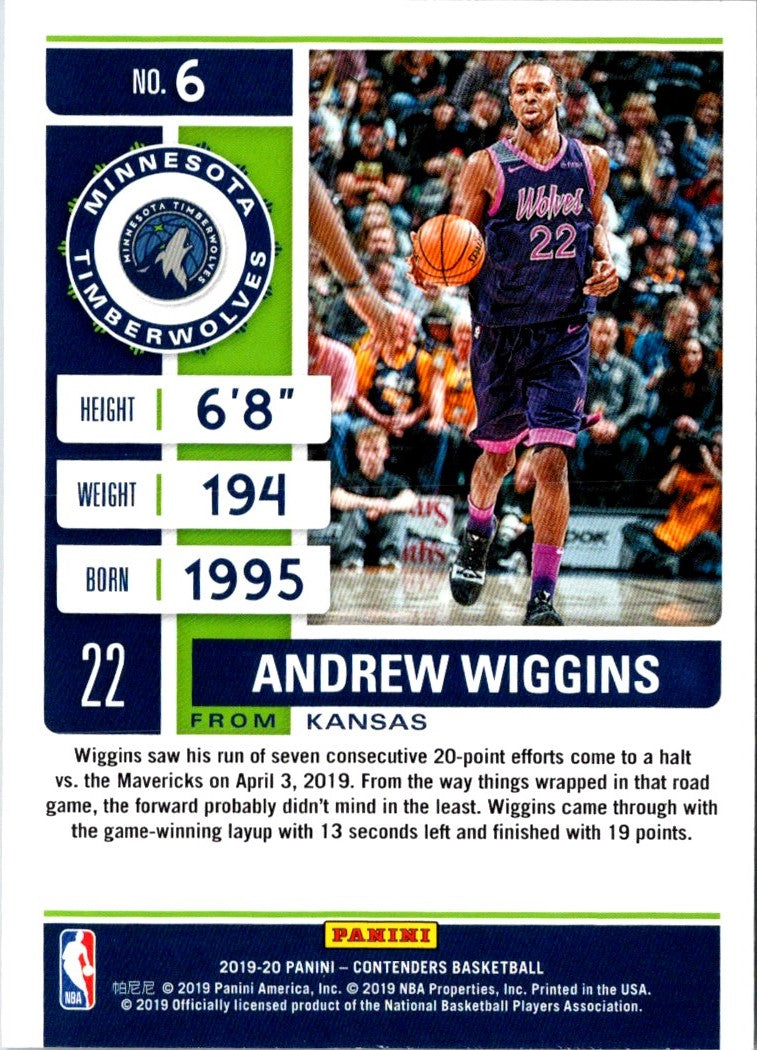 2019 Panini Andrew Wiggins