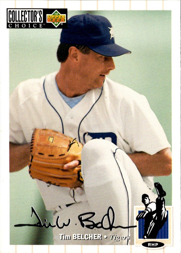 1994 Collector's Choice Tim Belcher #561 Silver Signature