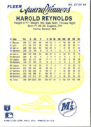 1990 Fleer Award Winners Harold Reynolds
