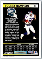 1991 Pinnacle Rodney Hampton #23