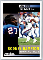 1991 Pinnacle Rodney Hampton #23