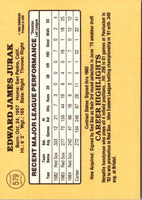 1985 Donruss Ed Jurak #579