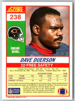 1990 Score Dave Duerson #238
