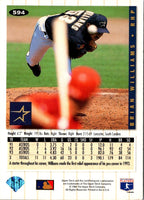1994 Collector's Choice Silver Signature Brian Williams #594