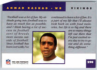 1991 ProLine Ahmad Rashad #290