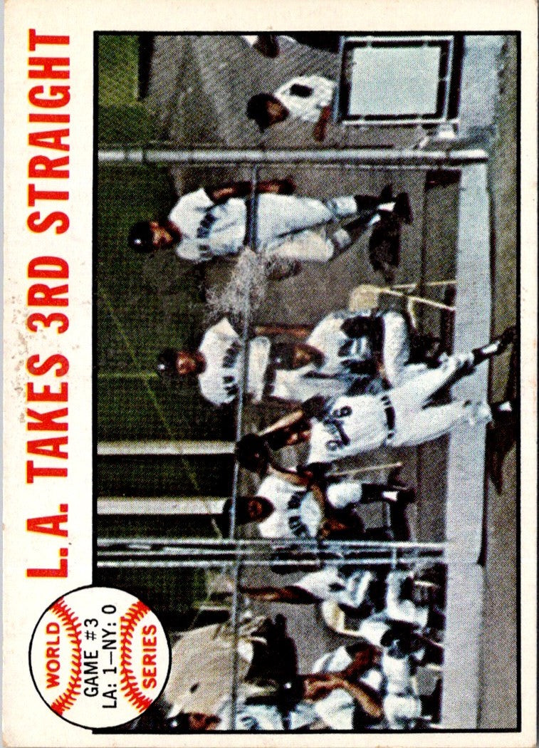 2013 Topps World Series Game 3-L.A. Takes 3rd Straight