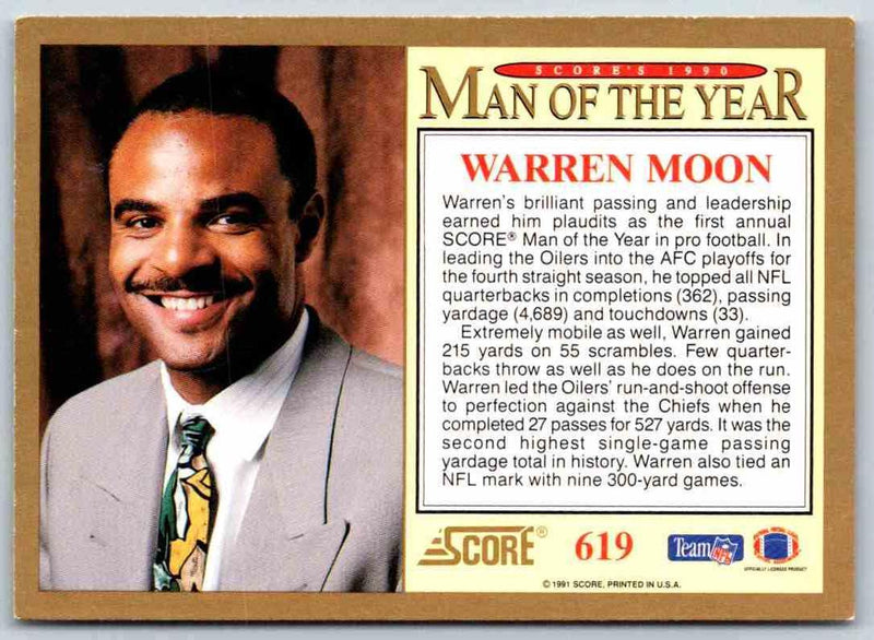 1991 Score Warren Moon