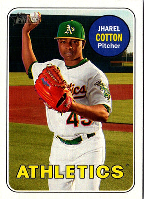 2018 Topps Heritage Jharel Cotton #147