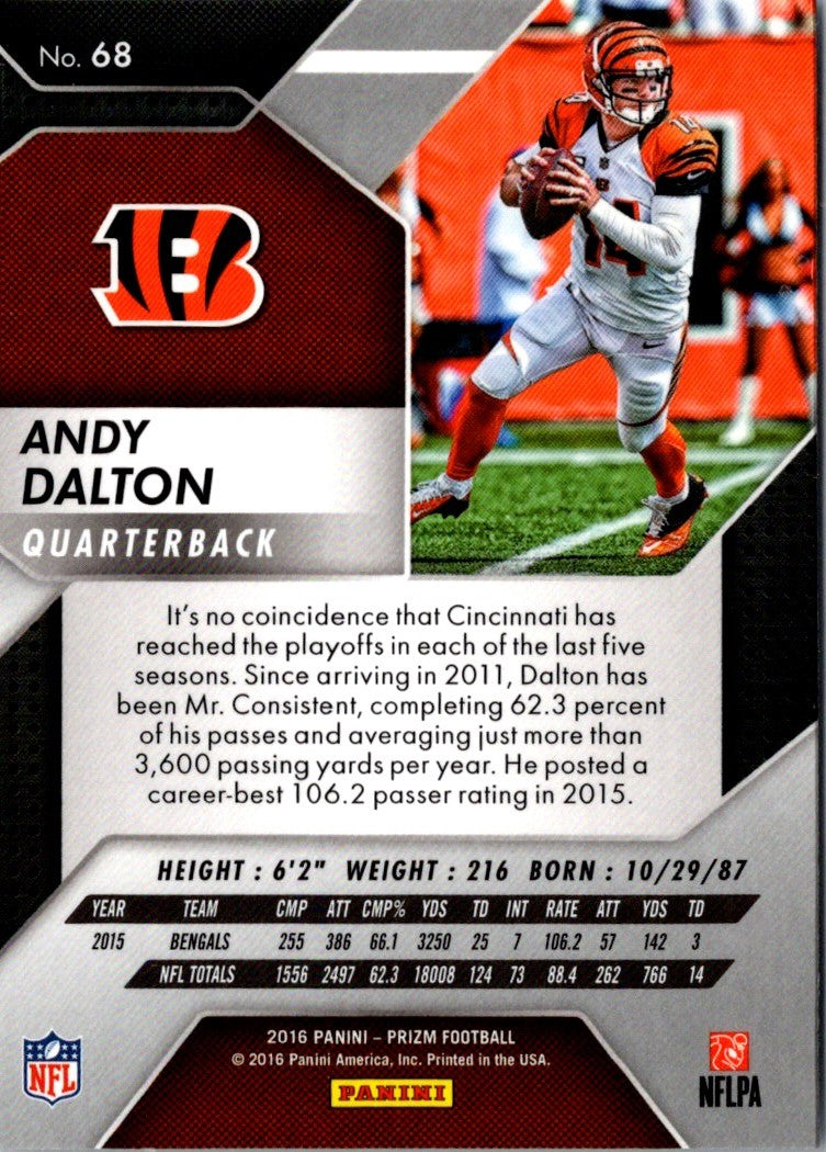 2016 Panini Prizm Andy Dalton