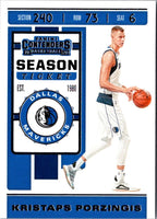 2019 Panini Contenders Kristaps Porzingis #64