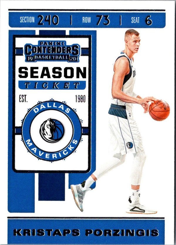 2019 Panini Contenders Kristaps Porzingis #64