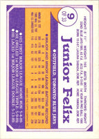 1990 Topps Toys'R'Us Rookies Junior Felix #9