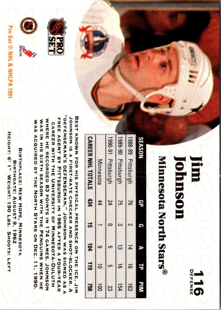 1991 Pro Set Jim Johnson