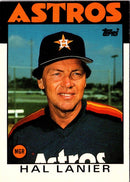 1986 Topps Traded Hal Lanier