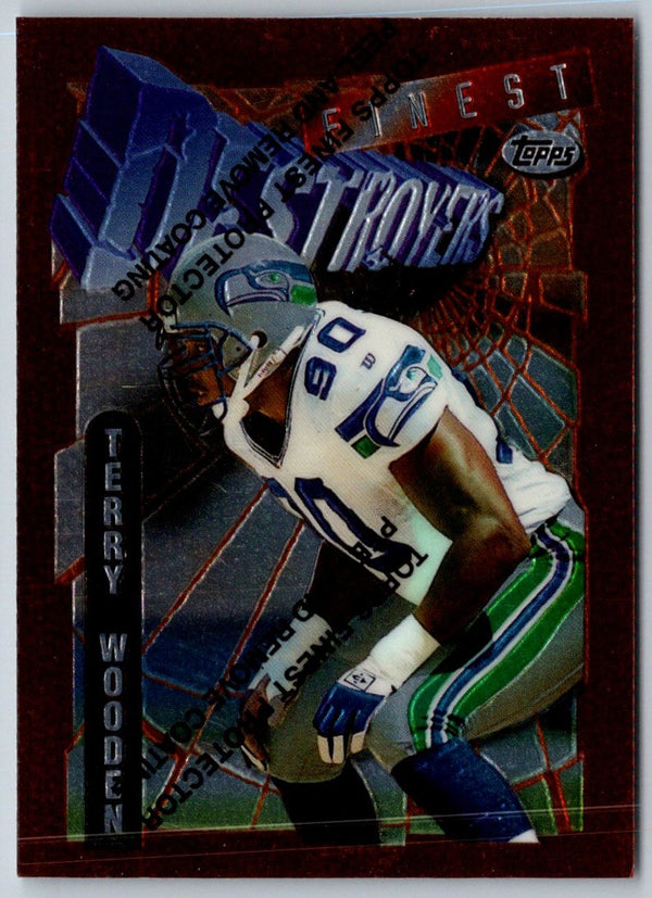 1996 Finest Terry Wooden #186