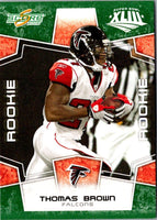 2008 Score Super Bowl XLIII Thomas Brown #415
