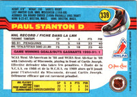 1991 O-Pee-Chee Paul Stanton #339