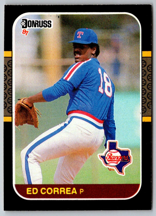 1987 Donruss Ed Correa #145 Rookie