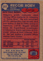 1985 Topps Reggie Roby #317