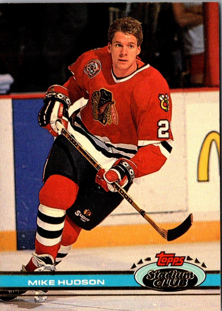 1991 Stadium Club Mike Hudson