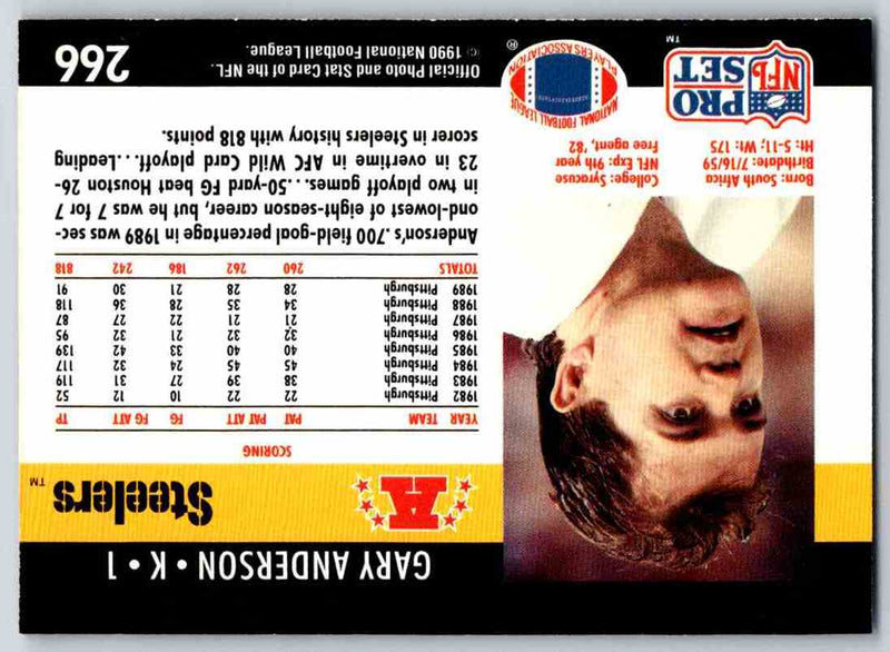 1990 Pro Set Gary Anderson