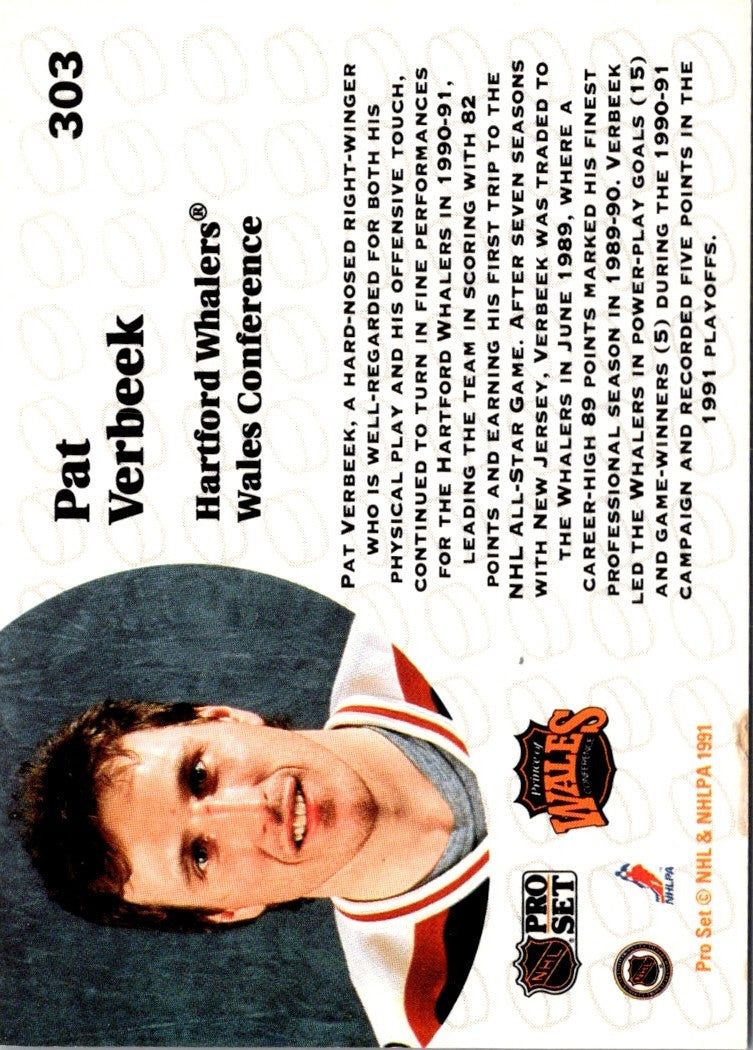 1991 Pro Set Pat Verbeek