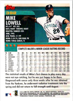 2000 Topps Mike Lowell #392