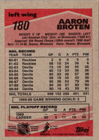 1989 Topps Aaron Broten #180